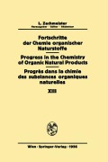 Cover-Bild zum Titel 'Fortschritte der Chemie Organischer Naturstoffe / Progress in the Chemistry of Organic Natural Products / Progrès dans la Chimie des Substances Organiques Naturelles' von ''