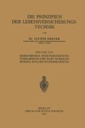 Cover-Bild zum Titel 'Die Prinzipien der Lebensversicherungstechnik' von 'Alfred Berger'