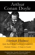 Cover-Bild zum Titel 'Sherlock Holmes: Späte Rache (Eine Studie in Scharlachrot) / Sherlock Holmes: A Study in Scarlet - Zweisprachige Ausgabe (Deutsch-Englisch) / Bilingual edition (German-English)' von 'Arthur Conan Doyle'