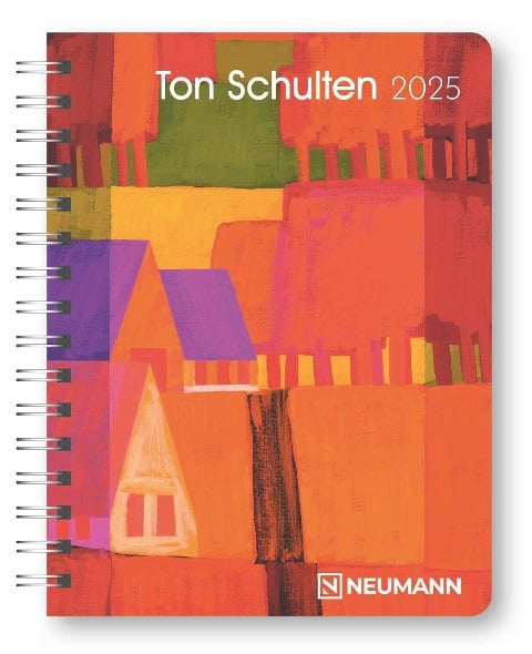 Ton Schulten 2025 - Diary - Buchkalender - Taschenkalender - Kunstkalender - 16,5x21,6 - 