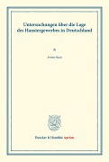 Cover-Bild zum Titel 'Untersuchungen über die Lage des Hausiergewerbes in Deutschland.' von ''