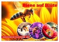Biene auf Blüte - Faszinierende Details durch künstliche Intelligenz (Wandkalender 2025 DIN A2 quer), CALVENDO Monatskalender - Marco Warstat