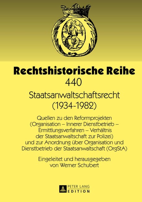Staatsanwaltschaftsrecht (1934-1982) - 