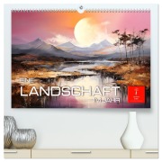 Cover-Bild zum Titel 'Eine Landschaft im Jahr (hochwertiger Premium Wandkalender 2026 DIN A2 quer), Kunstdruck in Hochglanz' von 'Peter Roder'