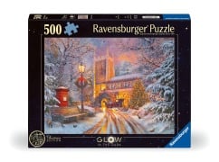 Cover-Bild zum Titel 'Erwachsenenpuzzle 500 Teile - Funkelnde Weihnachten' von ''
