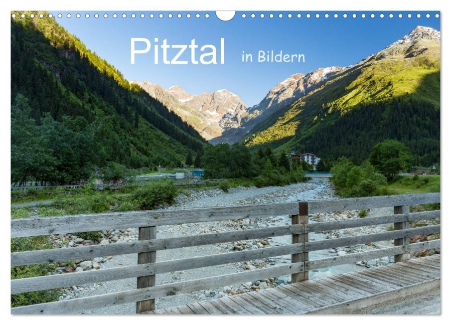 Pitztal in Bildern (Wandkalender 2026 DIN A3 quer), CALVENDO Monatskalender - Heiko Zahn