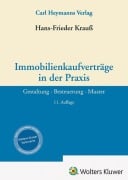 Cover-Bild zum Titel 'Immobilienkaufverträge in der Praxis' von 'Hans-Frieder Krauß'