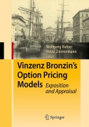 Cover-Bild zum Titel 'Vinzenz Bronzin's Option Pricing Models' von ''