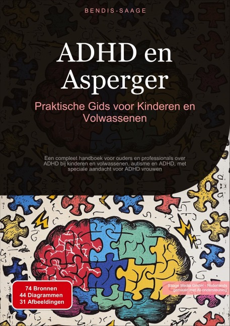 ADHD en Asperger: Praktische Gids voor Kinderen en Volwassenen - Bendis A. I. Saage - Nederlands