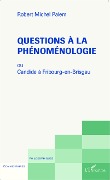 Cover-Bild zum Titel 'Questions à la phénoménologie' von 'Robert-Michel Palem'