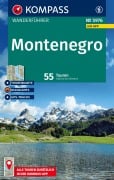 Cover-Bild zum Titel 'KOMPASS Wanderführer Montenegro, 55 Touren mit Extra-Tourenkarte' von 'Katharina Nemec'