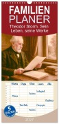 Cover-Bild zum Titel 'Familienplaner 2027 - Theodor Storm. Sein Leben, seine Werke mit 5 Spalten (Wandkalender, 21 x 45 cm) CALVENDO' von 'Steffani Lehmann'