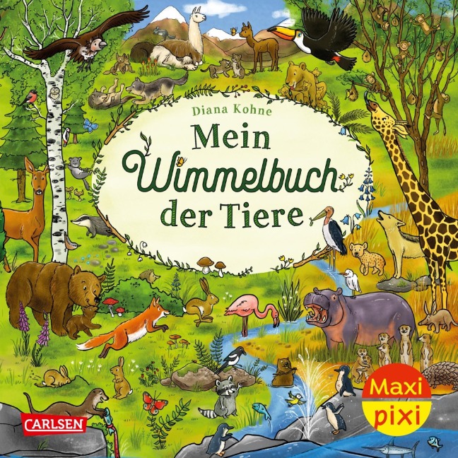Maxi Pixi 417: VE 5: Mein Wimmelbuch der Tiere (5 Exemplare) - 