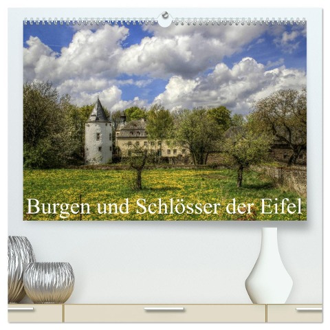 Burgen und Schlösser der Eifel (hochwertiger Premium Wandkalender 2025 DIN A2 quer), Kunstdruck in Hochglanz - Arno Klatt