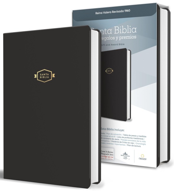 Biblia Rvr 1960 Para Regalos Y Premios, Negro / Spanish Bible Rvr 1960 Gift and Award Bible Black - Reina Valera Revisada 1960