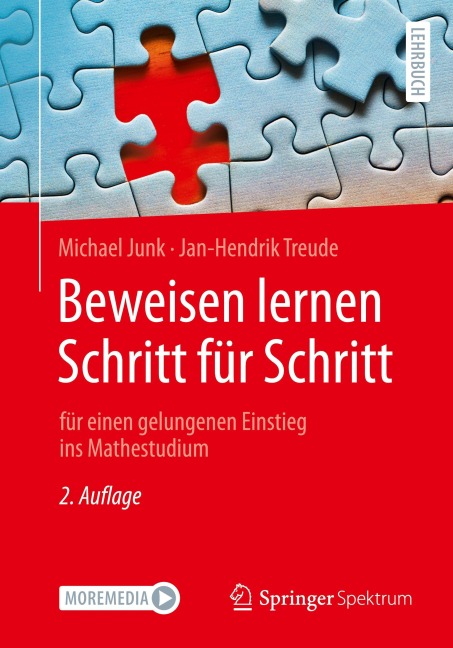 Beweisen lernen Schritt für Schritt - Michael Junk, Jan-Hendrik Treude