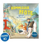 Cover-Bild zum Titel 'Kommissar Pfote (Band 8) - Jagd nach dem Feuerteufel' von 'Katja Reider'