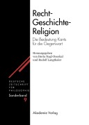 Cover-Bild zum Titel 'Recht - Geschichte - Religion' von ''