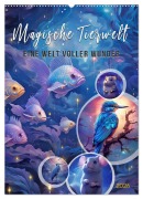 Cover-Bild zum Titel 'Magische Tierwelt (Wandkalender 2026 DIN A2 hoch), CALVENDO Monatskalender' von 'Steffen Gierok-Latniak'