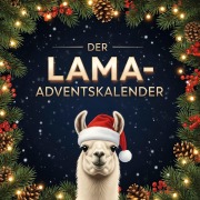 Cover-Bild zum Titel 'Der Lama-Adventskalender' von 'Tim Vogel'