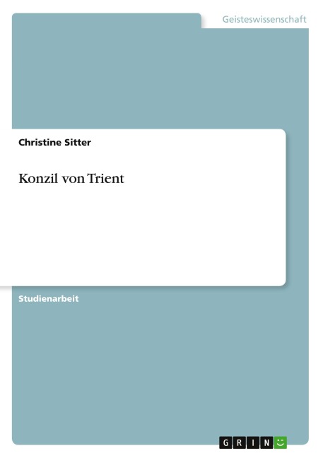 Konzil von Trient - Christine Sitter