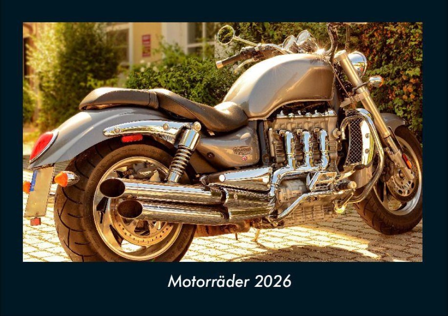 Motorräder 2026 Fotokalender DIN A4 - Tobias Becker