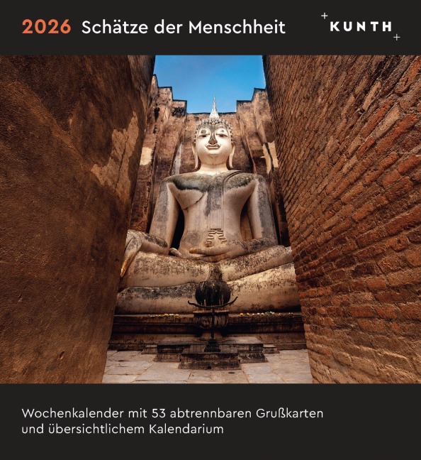 Schätze der Menschheit - KUNTH Postkartenkalender 2026 - 