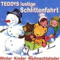 Cover-Bild zum Titel 'Teddys lustige Schlittenfahrt' von 'Kinder Winter'