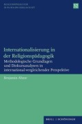 Cover-Bild zum Titel 'Internationalisierung in der Religionspädagogik' von 'Benjamin Ahme'