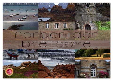 Farben der Bretagne (Wandkalender 2024 DIN A3 quer), CALVENDO Monatskalender - Martina Cross