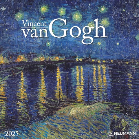 Vincent van Gogh 2025 - Wand-Kalender - Broschüren-Kalender - 30x30 - 30x60 geöffnet - Kunst-Kalender - 