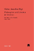 Cover-Bild zum Titel 'Philosophie und Literatur im Vormärz' von ''