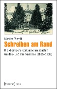 Cover-Bild zum Titel 'Schreiben am Rand' von 'Martina Wernli'