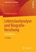 Cover-Bild zum Titel 'Lebenslaufanalyse und Biografieforschung' von 'Reinhold Sackmann'