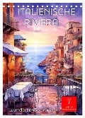 Italienische Riviera - wunderschöne Küste (Tischkalender 2025 DIN A5 hoch), CALVENDO Monatskalender - Peter Roder