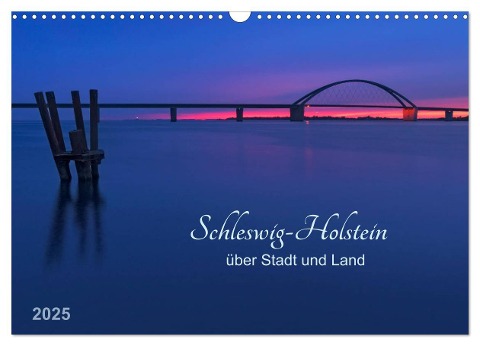 Schleswig-Holstein - über Stadt und Land (Wandkalender 2025 DIN A3 quer), CALVENDO Monatskalender - Klaus Kolfenbach