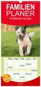 Cover-Bild zum Titel 'Familienplaner 2027 - Fröhliche Hunde mit 5 Spalten (Wandkalender, 21 x 45 cm) CALVENDO' von 'Martina Fornal'