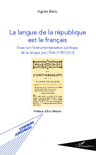 La langue de la république est le français - Agnès Blanc