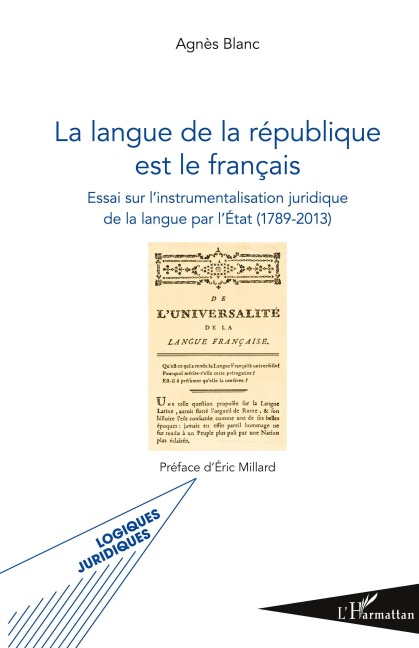 La langue de la république est le français - Agnès Blanc