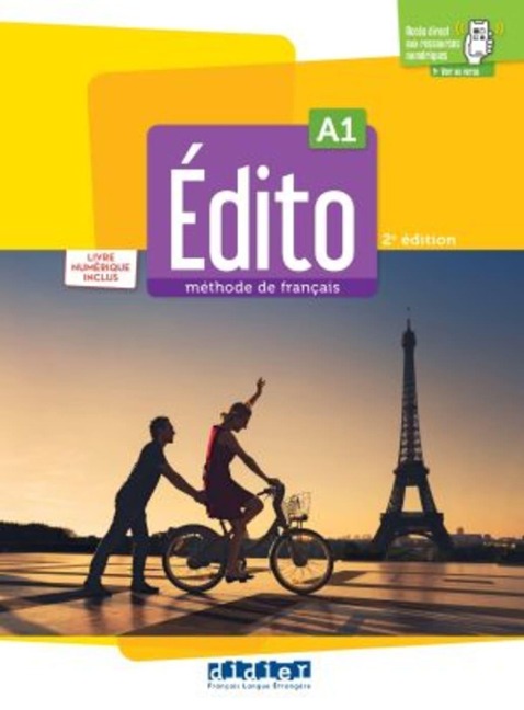 Edito A1, 2e édition. Livre de l'élève + code numérique - 