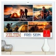 Cover-Bild zum Titel 'Zelten - frei sein (hochwertiger Premium Wandkalender 2026 DIN A2 quer), Kunstdruck in Hochglanz' von 'Peter Roder'