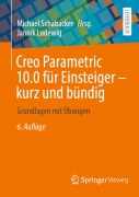 Cover-Bild zum Titel 'Creo Parametric 10.0 für Einsteiger ¿ kurz und bündig' von 'Jannik Ludewig'