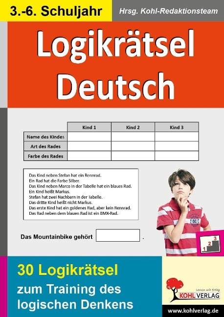 Logikrätsel Deutsch - Autorenteam Kohl-Verlag