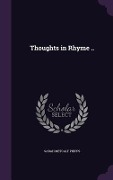 Cover-Bild zum Titel 'Thoughts in Rhyme ..' von 'Sarah Metcalf Phipps'