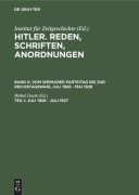 Cover-Bild zum Titel 'Juli 1926 - Juli 1927' von ''