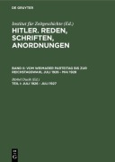 Cover-Bild zum Titel 'Juli 1926 - Juli 1927' von ''