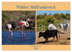 Wildes Südfrankreich (Tischkalender 2026 DIN A5 quer), CALVENDO Monatskalender - René Schaack