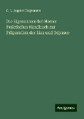 Die Eigennamen bei Homer: Praktisches Handbuch zur Präparation der Ilias und Odyssee - C. L. August Hagemann