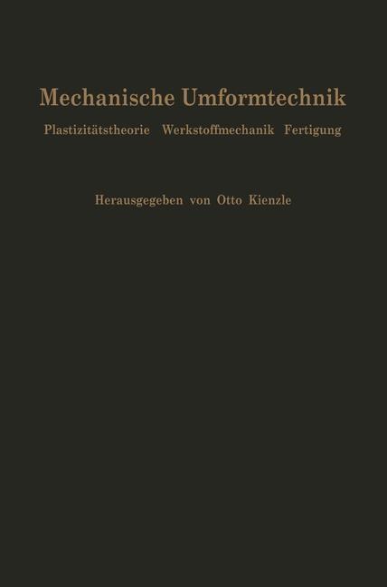 Mechanische Umformtechnik - 