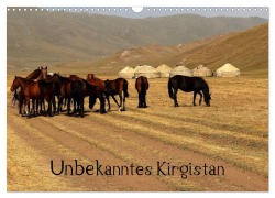 Cover-Bild zum Titel 'Unbekanntes Kirgistan (Wandkalender 2027 DIN A3 quer), CALVENDO Monatskalender' von 'Bernd Becker'